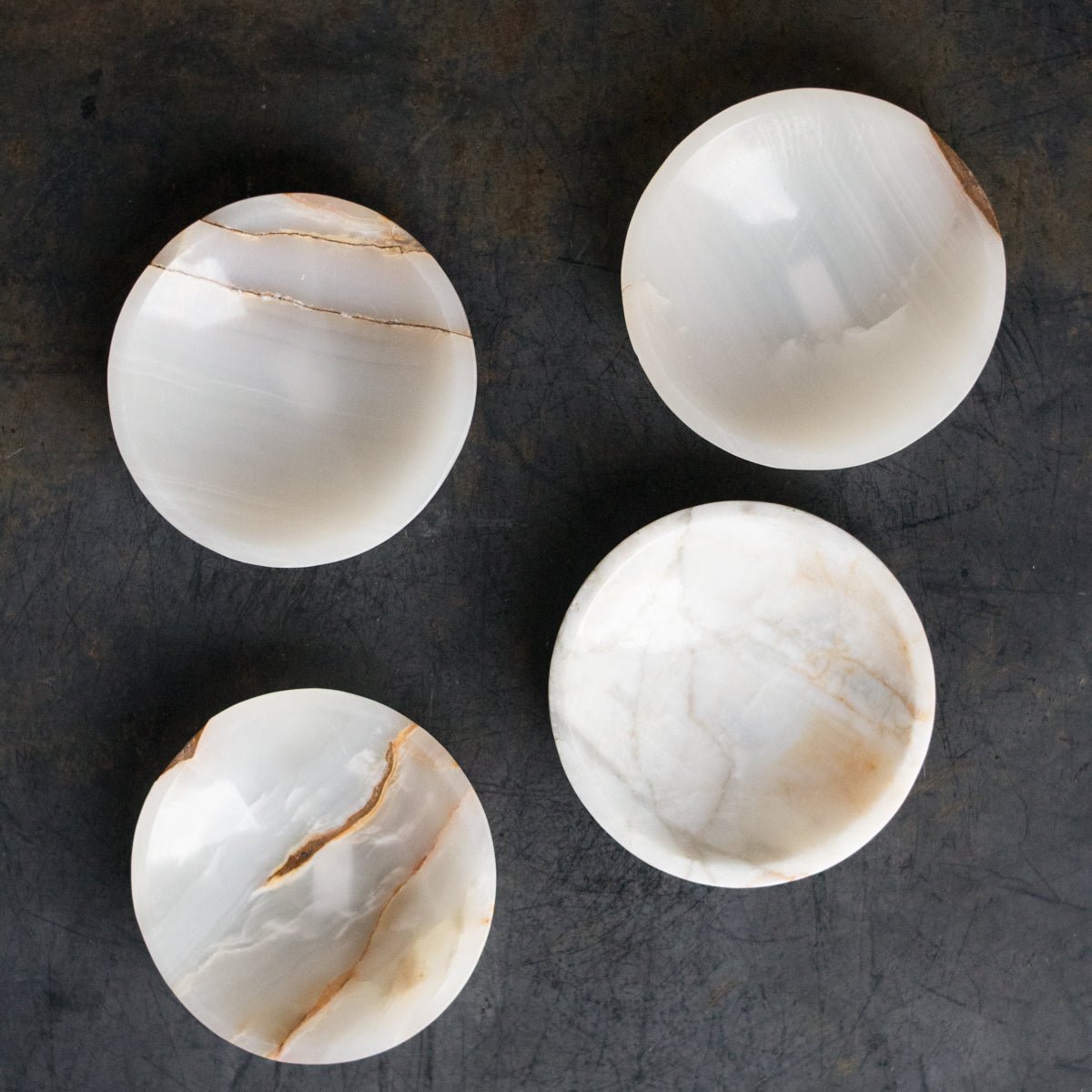 Moroccan Marble Bowl Set of 4 - elsie green - the french kitchen
