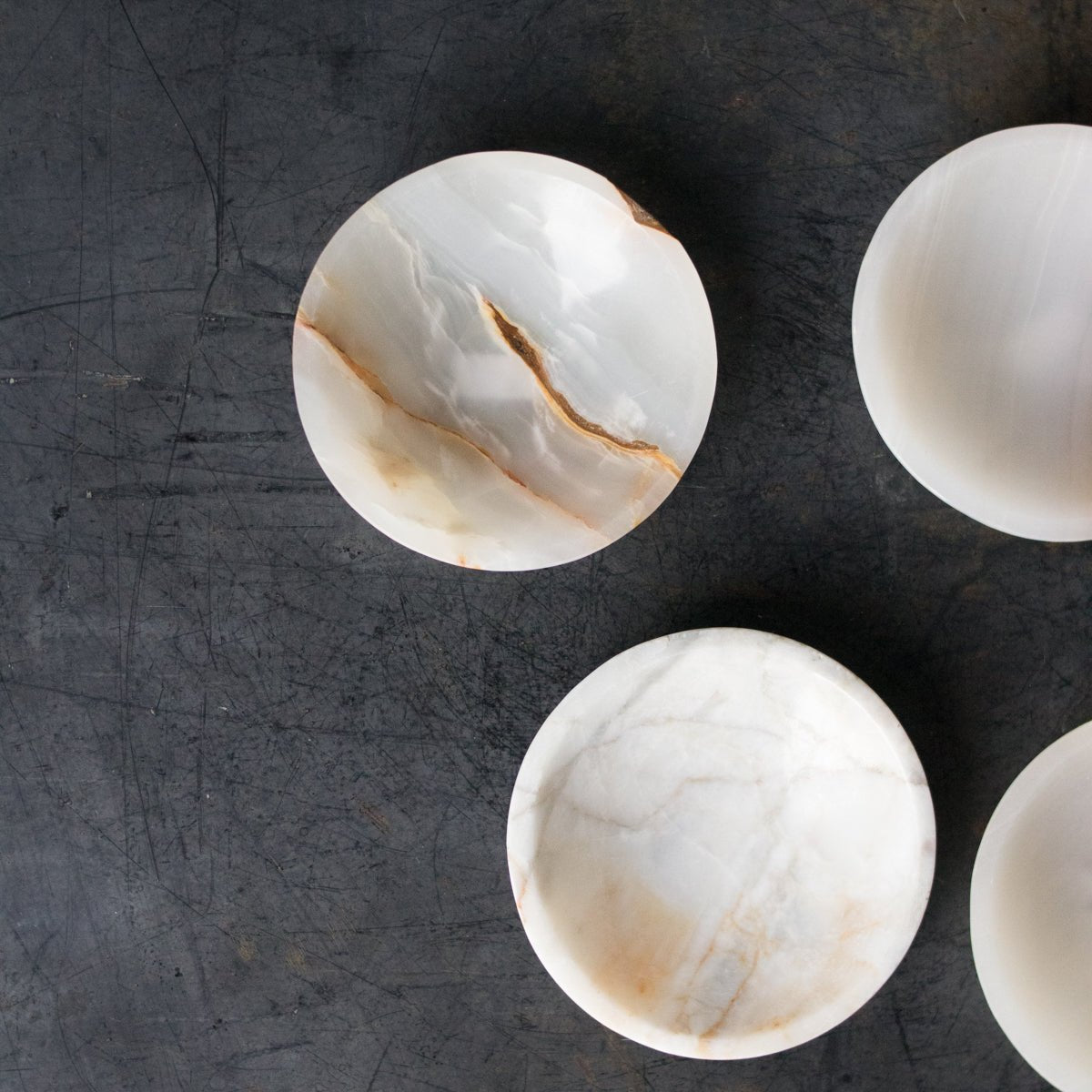 Moroccan Marble Bowl Set of 4 - elsie green - the french kitchen