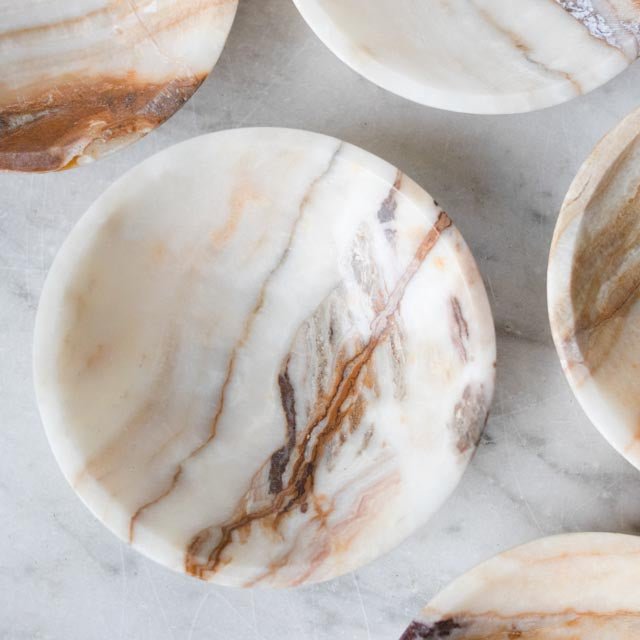 Moroccan Marble Bowl Set of 4 - elsie green - the french kitchen