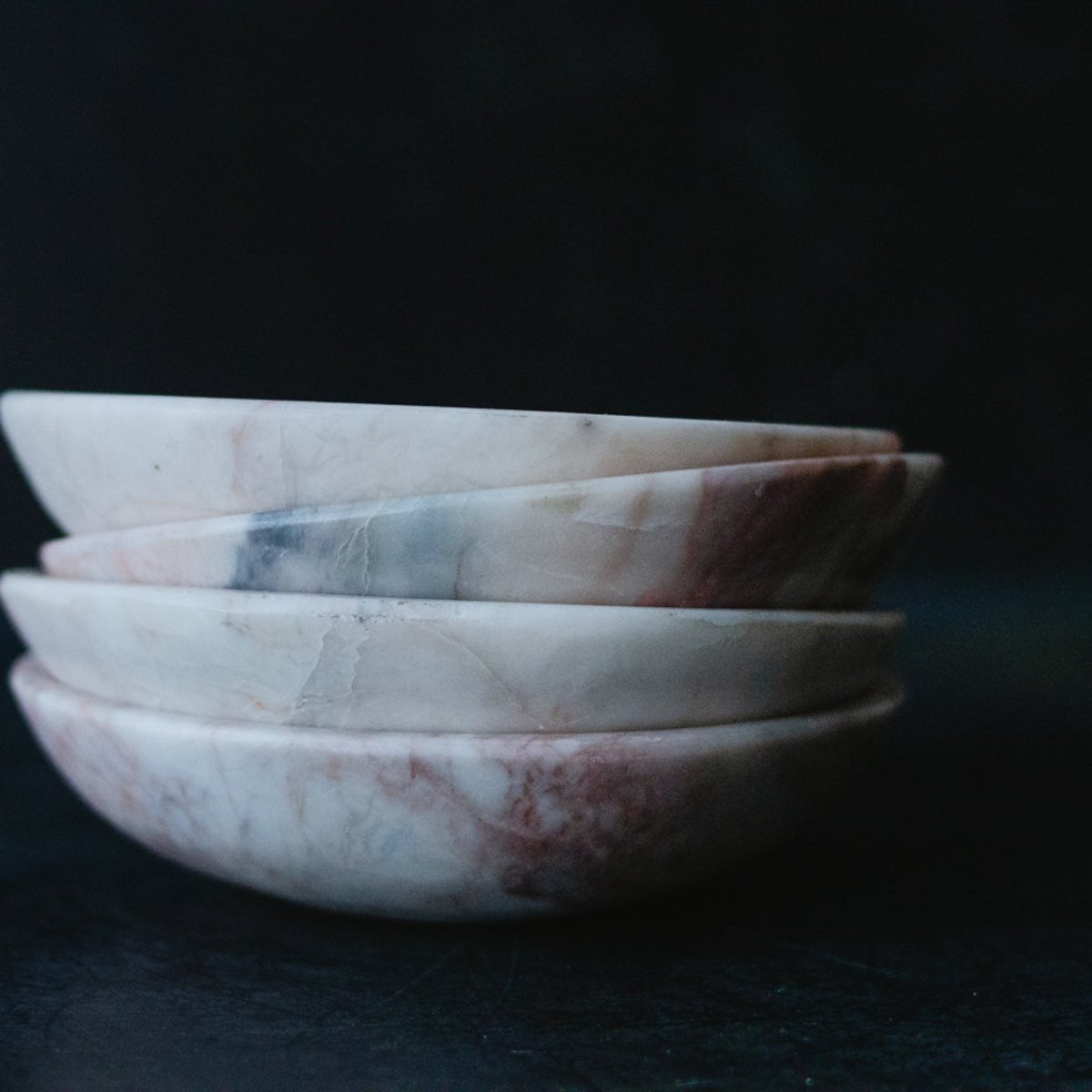Moroccan Marble Bowl Set of 4 - elsie green - the french kitchen