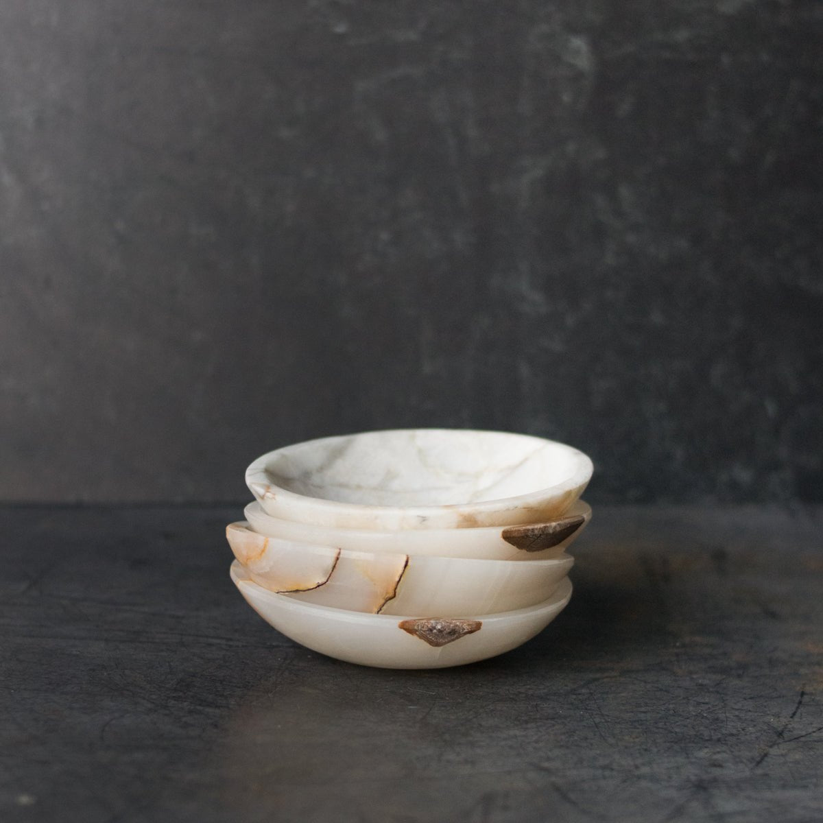 Moroccan Marble Bowl Set of 4 - elsie green - the french kitchen