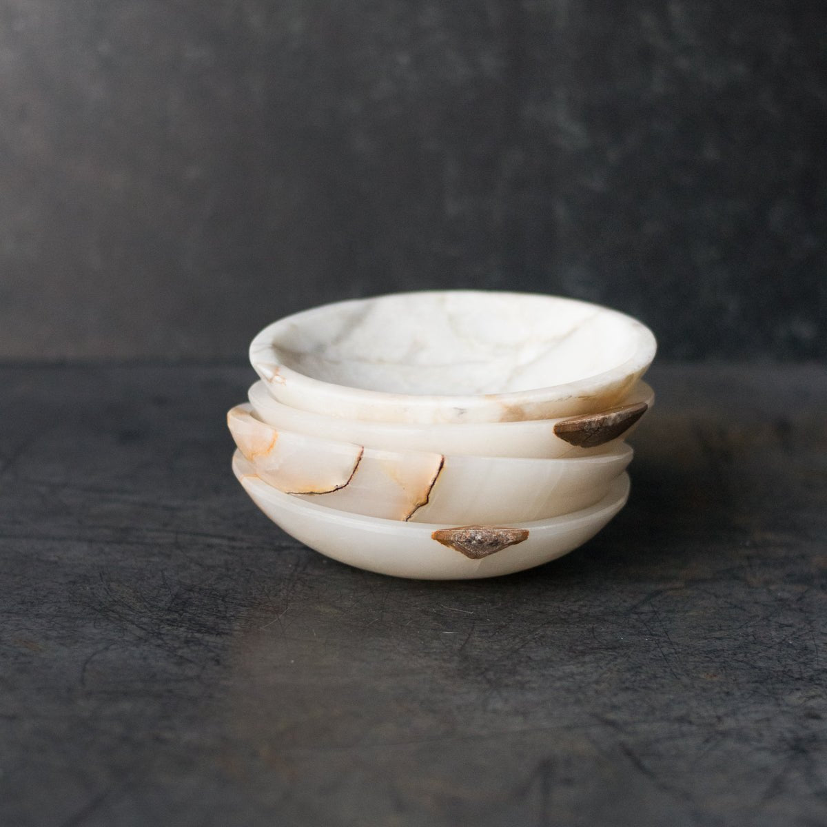 Moroccan Marble Bowl Set of 4 - elsie green - the french kitchen