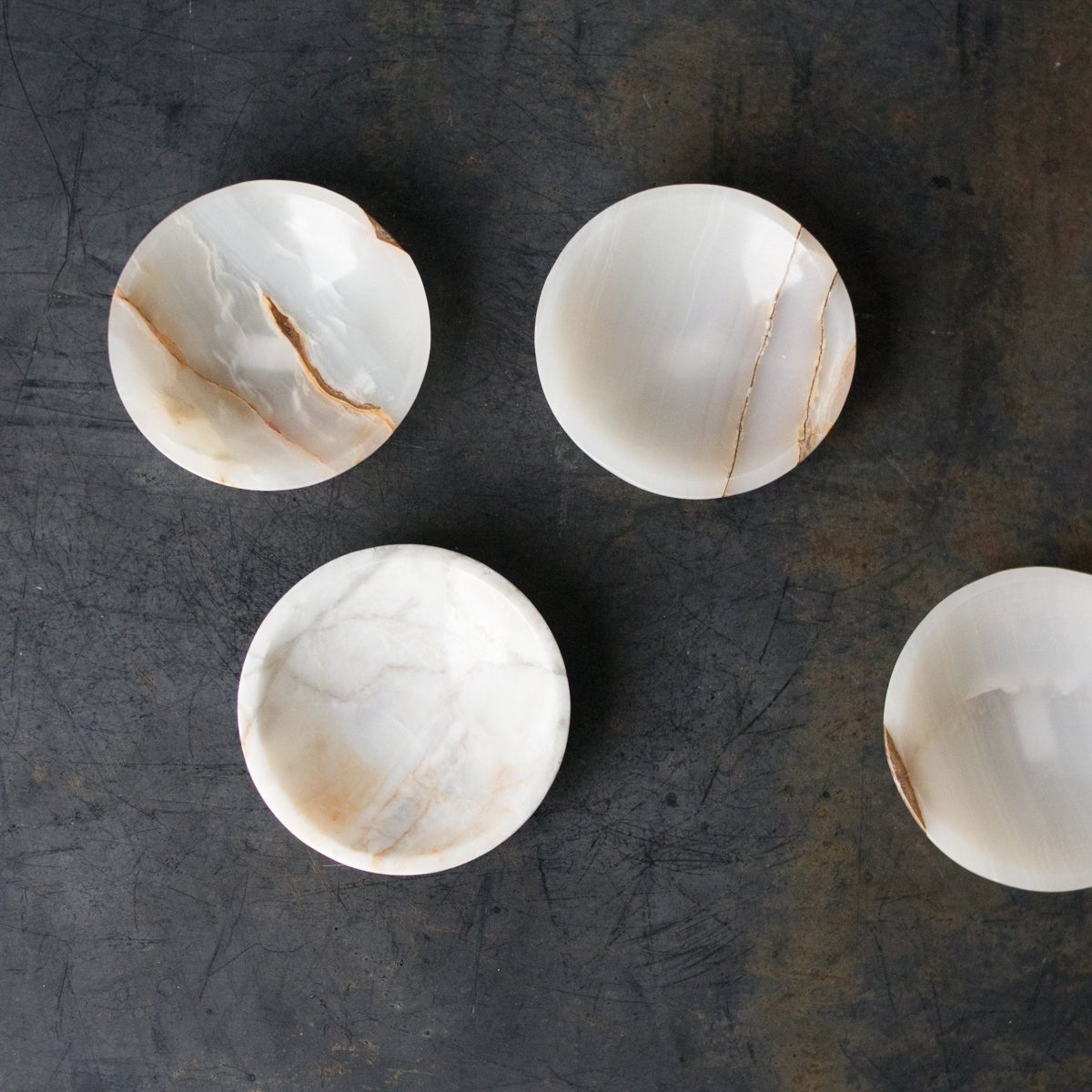 Moroccan Marble Bowl Set of 4 - elsie green - the french kitchen