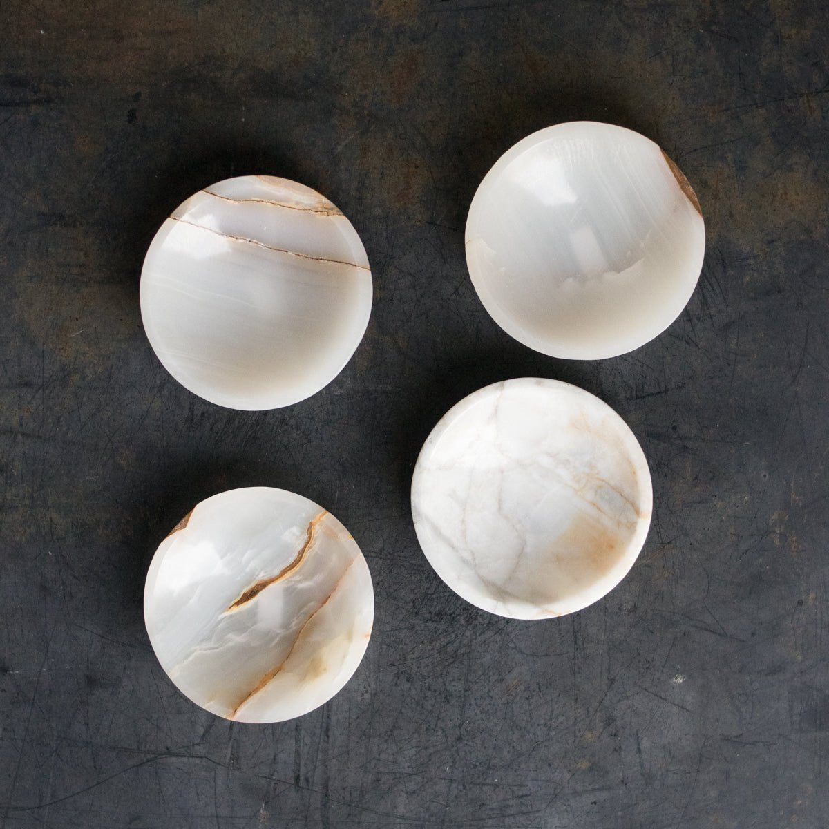 Moroccan Marble Bowl Set of 4 - elsie green - the french kitchen