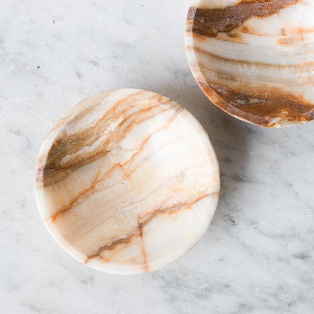 Moroccan Marble Bowl Set of 4 - elsie green - the french kitchen