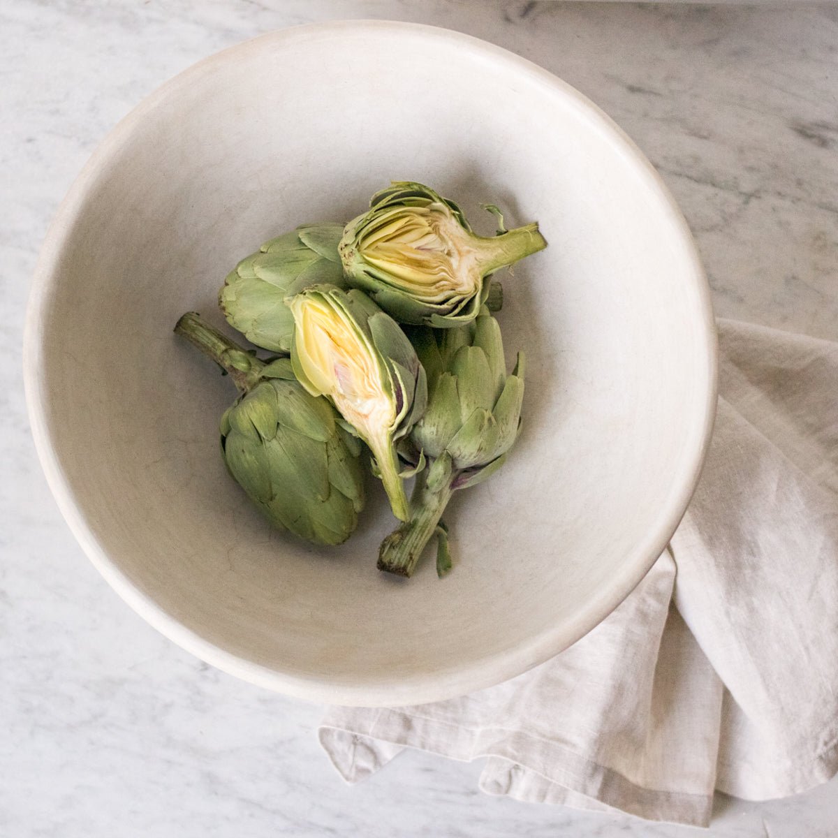 Moroccan Tadelakht | Pedestal Bowl - elsie green - The French Kitchen
