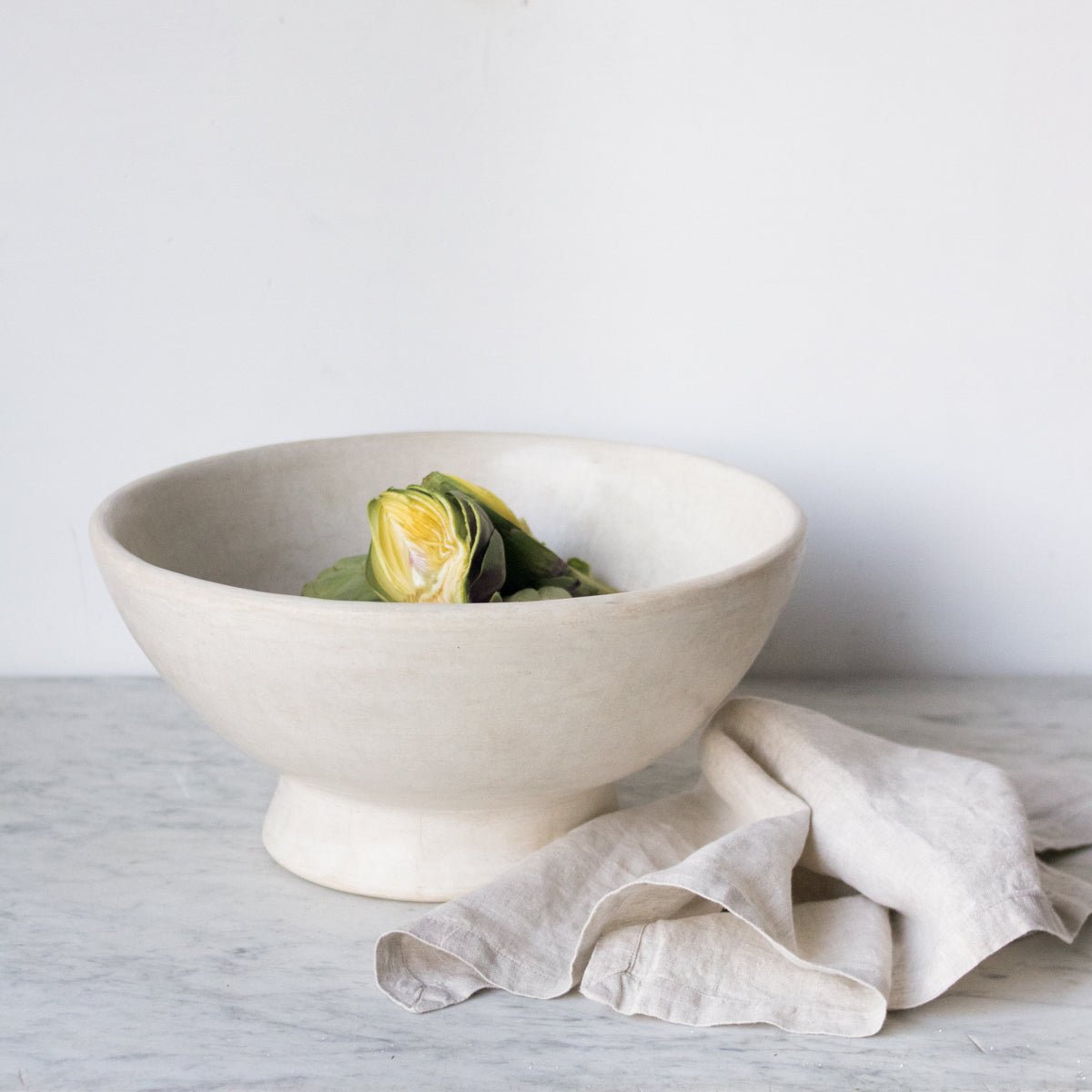 Moroccan Tadelakht | Pedestal Bowl - elsie green - The French Kitchen