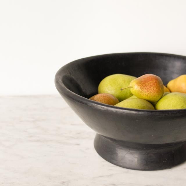 Moroccan Tadelakht | Pedestal Bowl - elsie green - the french kitchen