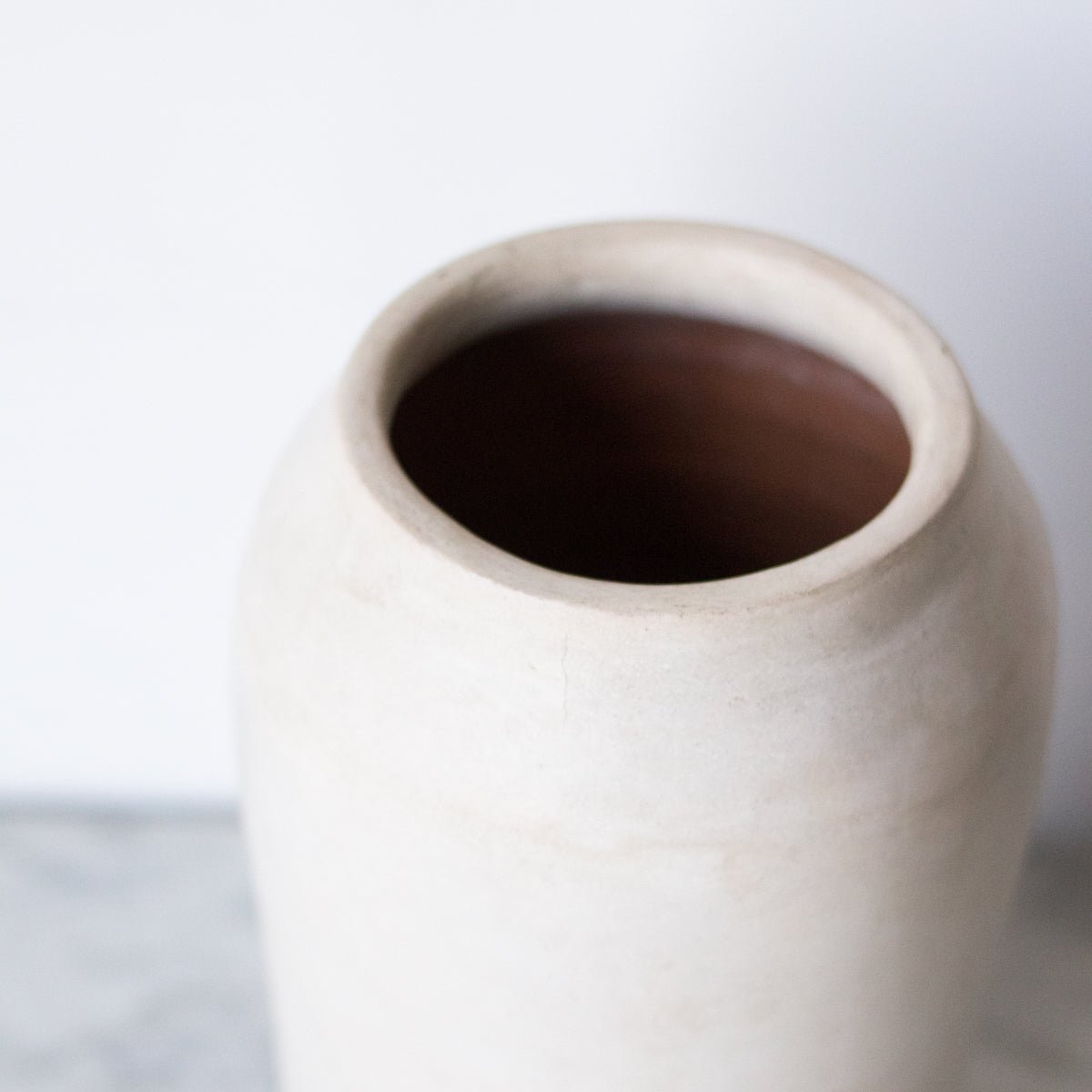 Moroccan Tadelakht | Tall Mustard Pot - elsie green - Decor