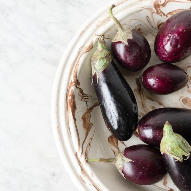 Moroccan Terra Cotta Platter with Marble Glaze - elsie green - the french kitchen
