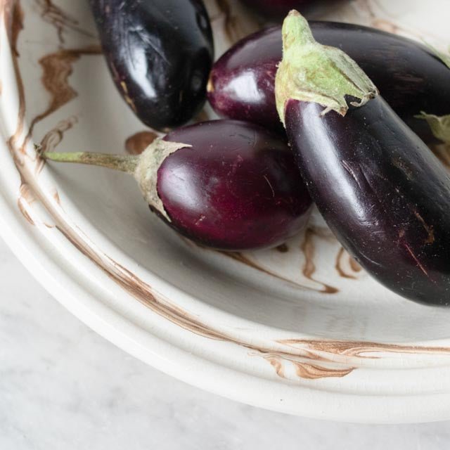 Moroccan Terra Cotta Platter with Marble Glaze - elsie green - the french kitchen