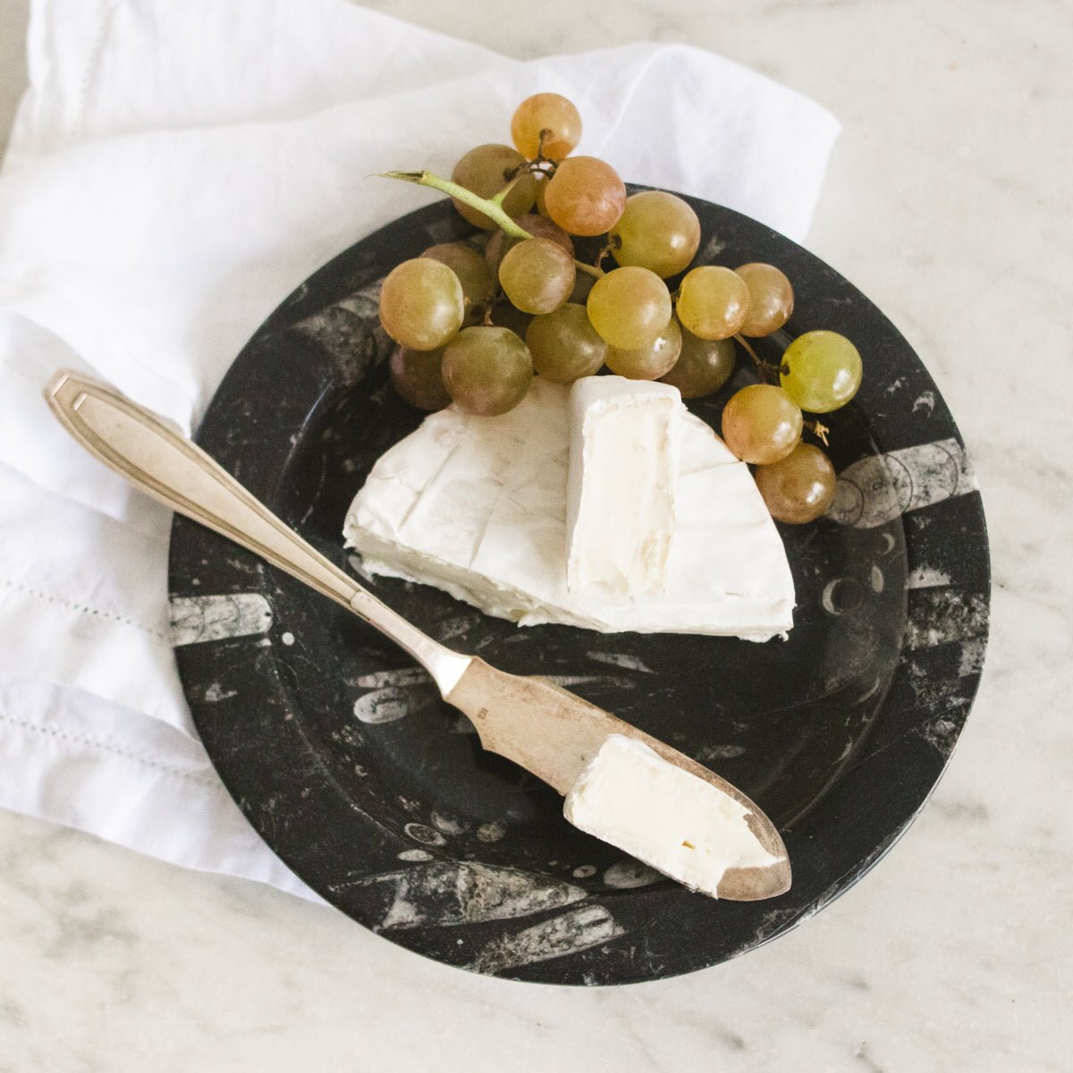 Moroccan Tray and Vintage Silver Spreader - elsie green - the french kitchen