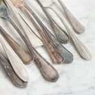 Moroccan Wood Bowl with Pair of Vintage Serving Forks - elsie green - the french kitchen