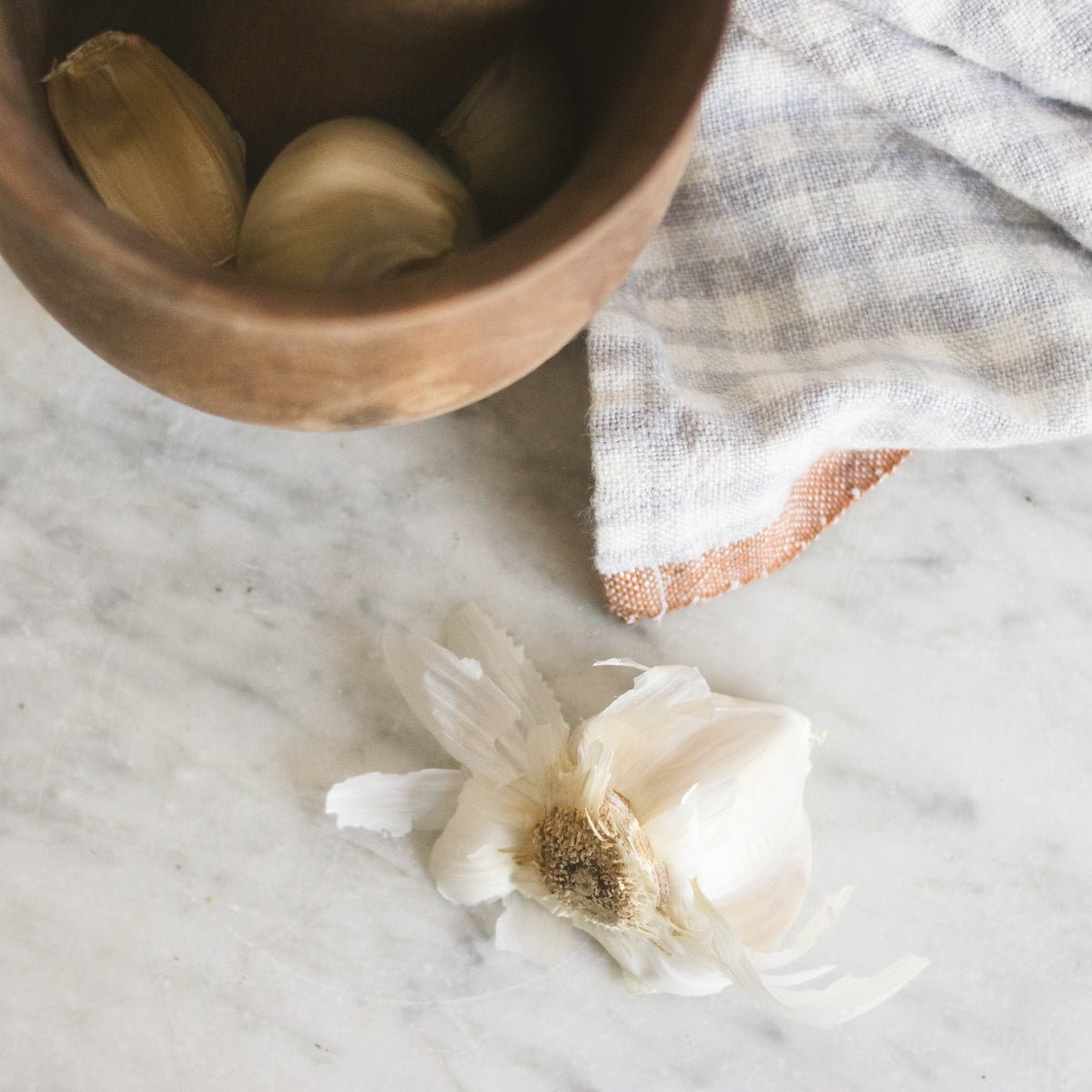 Moroccan Wood Mortar & Pestle - elsie green - the french kitchen