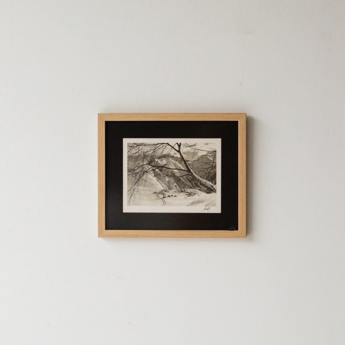 Mountain Village Vintage Photograph - elsie green - art