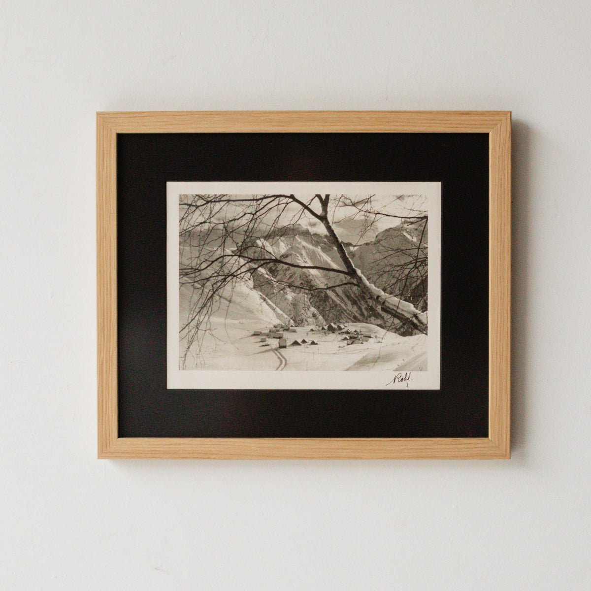 Mountain Village Vintage Photograph - elsie green - art