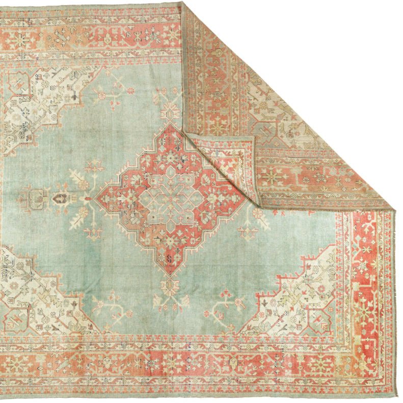Muret Vintage Rug | 10' x 11'4" - elsie green - textiles