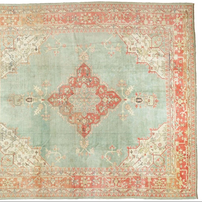 Muret Vintage Rug | 10' x 11'4" - elsie green - textiles