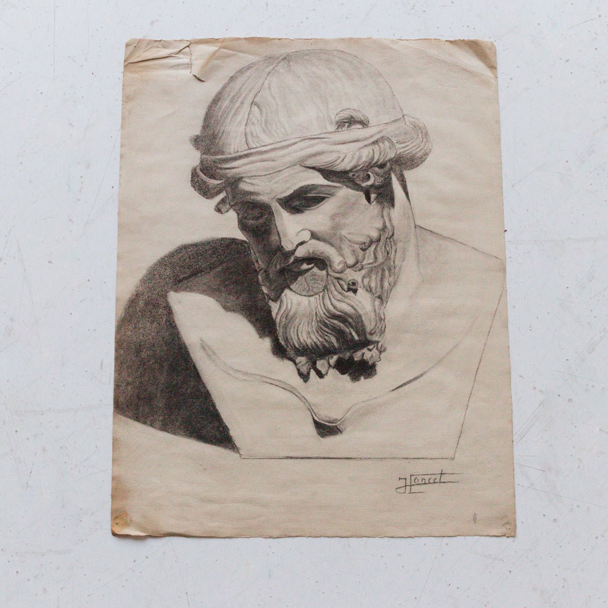 Museum Still Life Drawing - elsie green - art