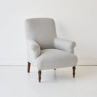 Napoleon III Arm Chair | Black Ticking - elsie green - furniture
