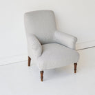 Napoleon III Arm Chair | Black Ticking - elsie green - furniture