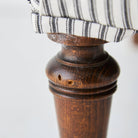 Napoleon III Arm Chair | Black Ticking - elsie green - furniture
