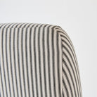 Napoleon III Arm Chair | Black Ticking - elsie green - furniture