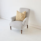 Napoleon III Arm Chair | Black Ticking - elsie green - furniture