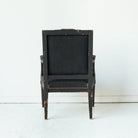 Napoleon III Linen Arm Chair - elsie green - furniture