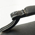 Napoleon III Linen Arm Chair - elsie green - furniture