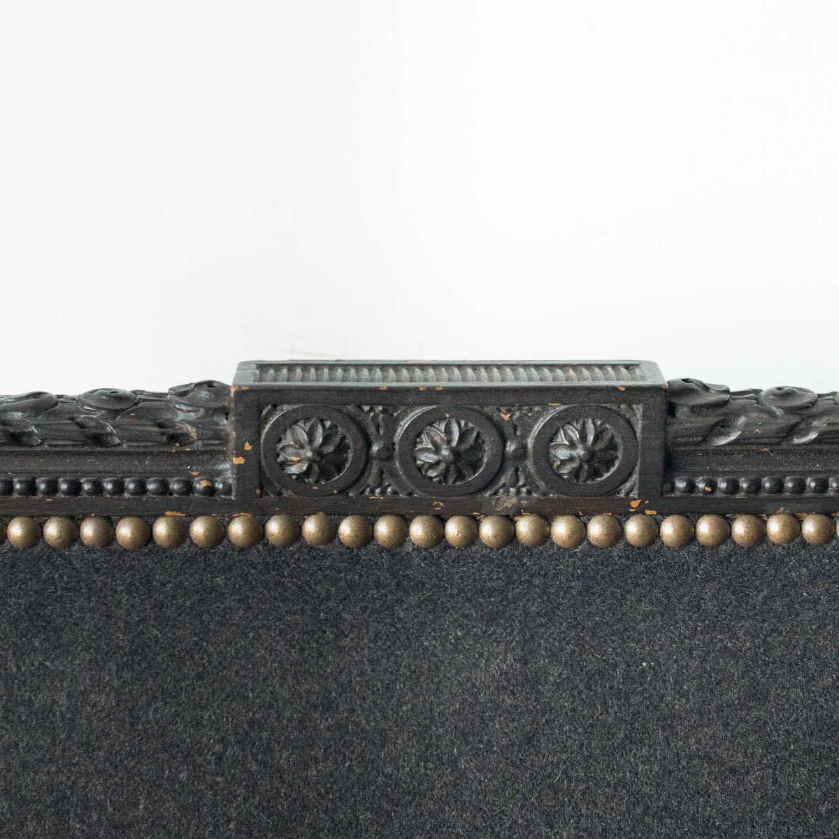 Napoleon III Linen Arm Chair - elsie green - furniture