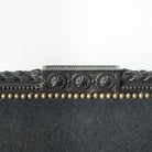 Napoleon III Linen Arm Chair - elsie green - furniture