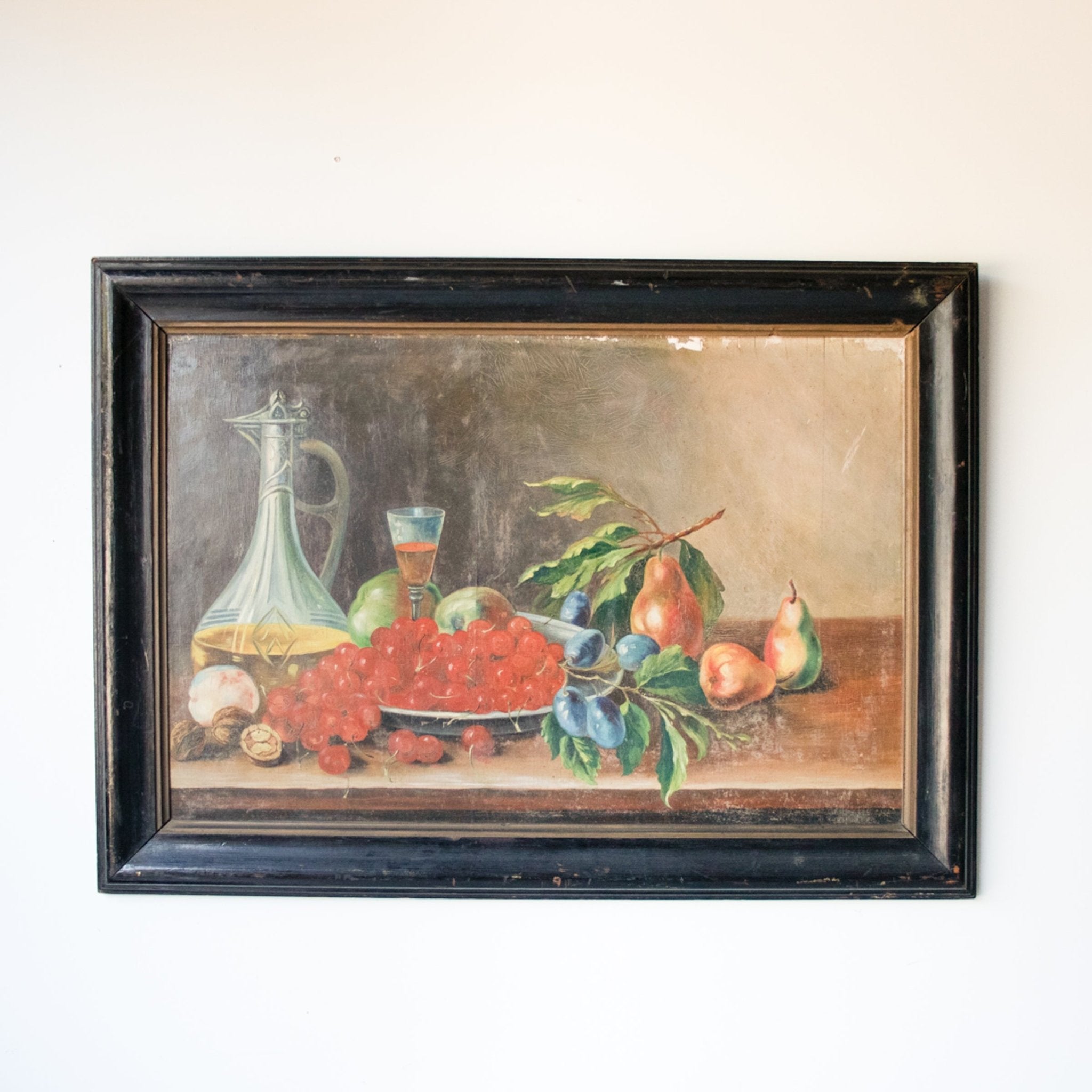 Napoleon III Still Life with Cherries Oil Painting - elsie green - Art