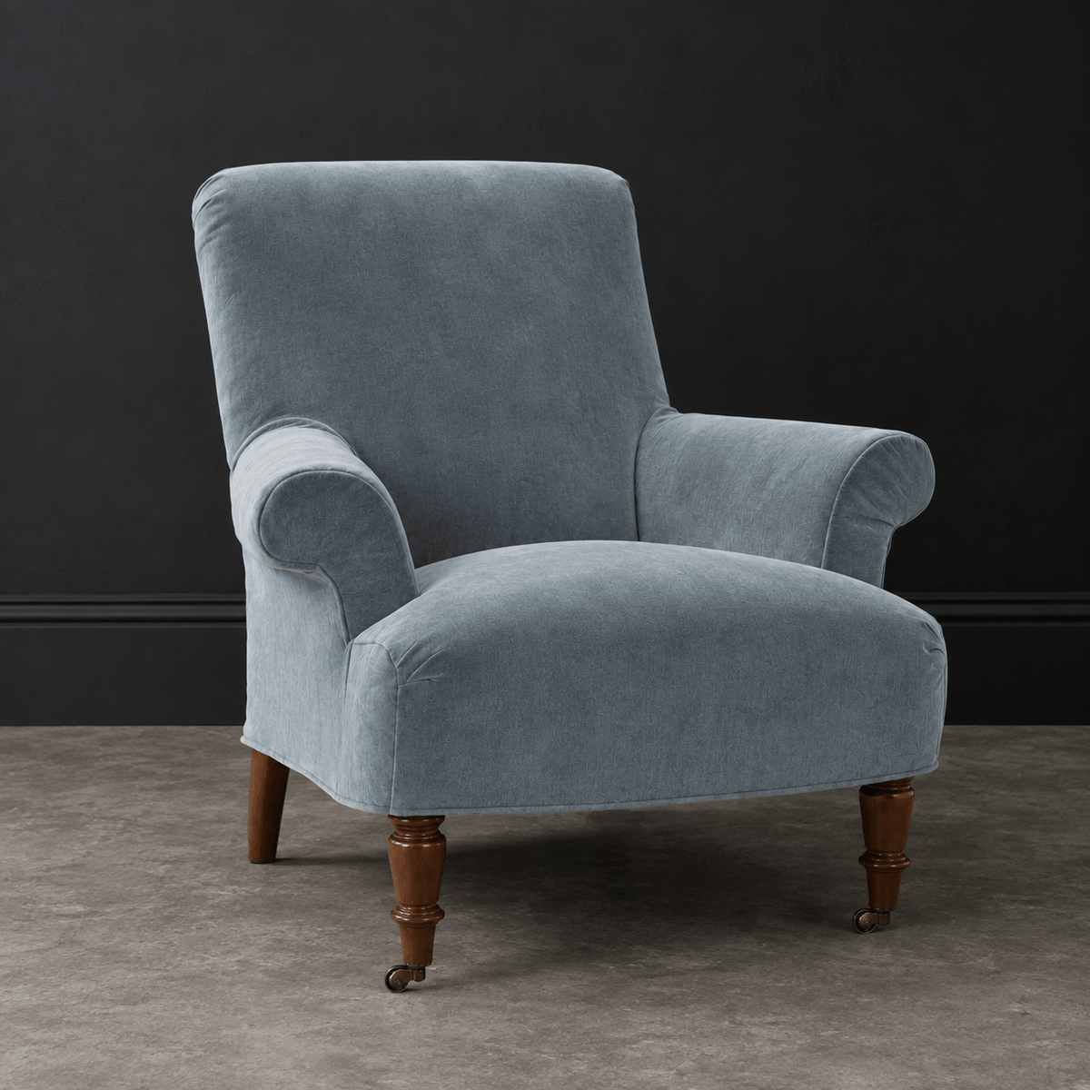 Napoleon Slipcovered Arm Chair - elsie green - furniture