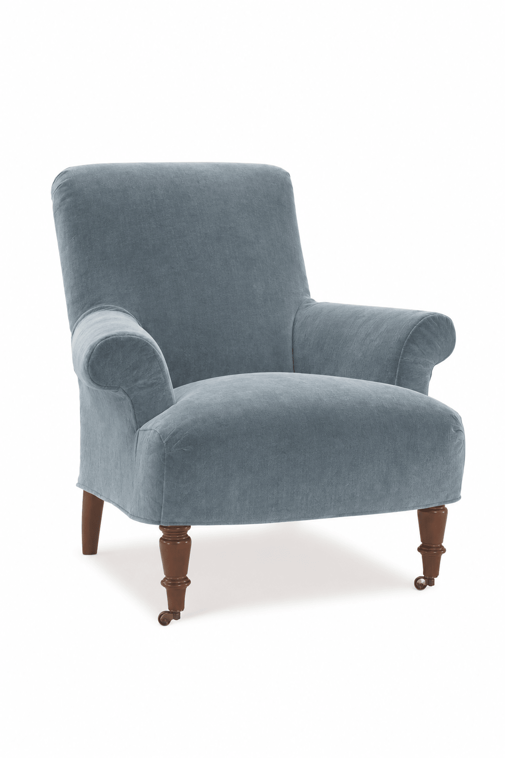 Napoleon Slipcovered Arm Chair - elsie green - furniture
