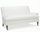 Napoleon Slipcovered Loveseat - elsie green - furniture