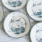 Nenuphar Transferware Plate Set Of 8 - elsie green - The French Kitchen