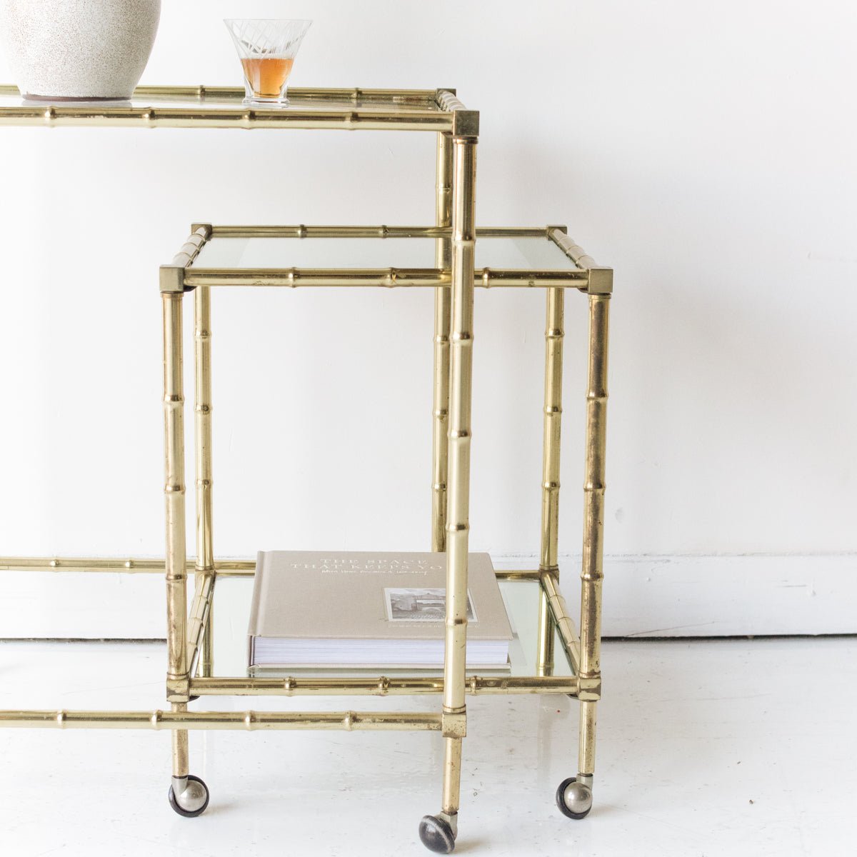 Nesting Baguès Style Table - elsie green - furniture