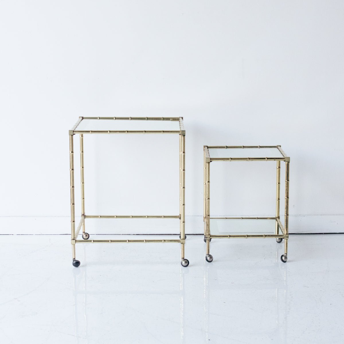 Nesting Baguès Style Table - elsie green - furniture