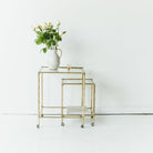 Nesting Baguès Style Table - elsie green - furniture