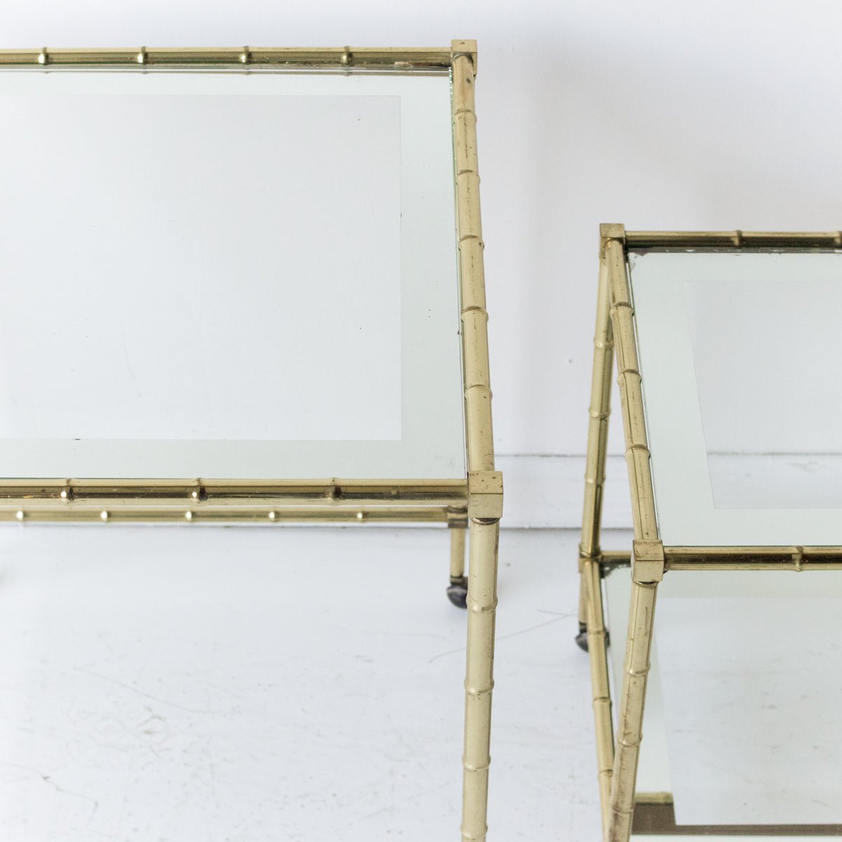 Nesting Baguès Style Table - elsie green - furniture