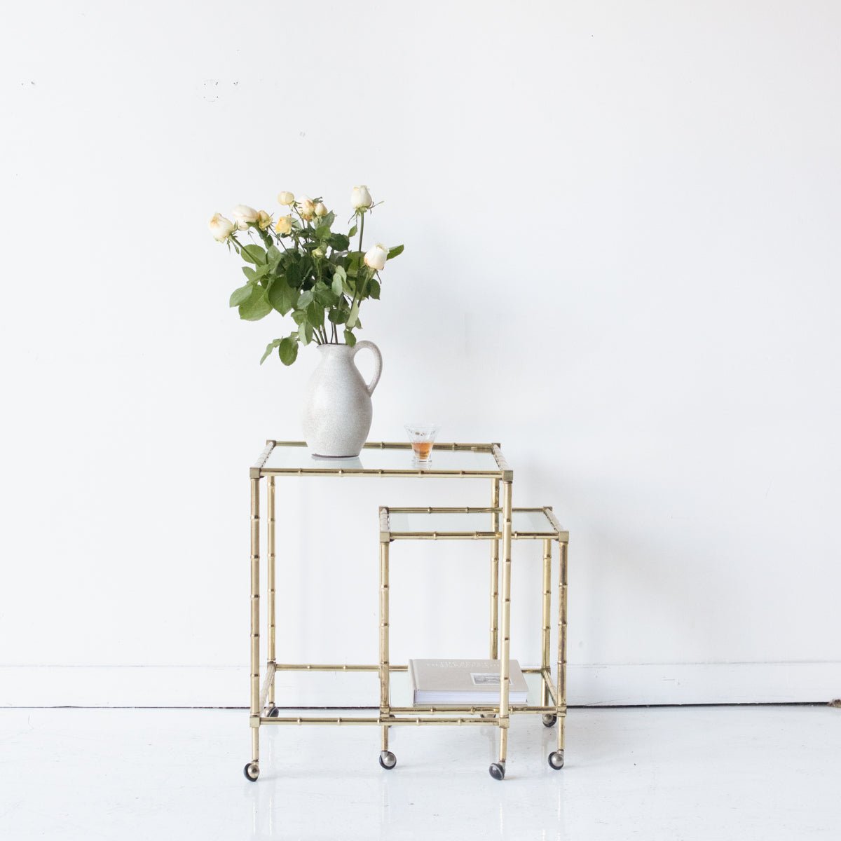 Nesting Baguès Style Table - elsie green - furniture