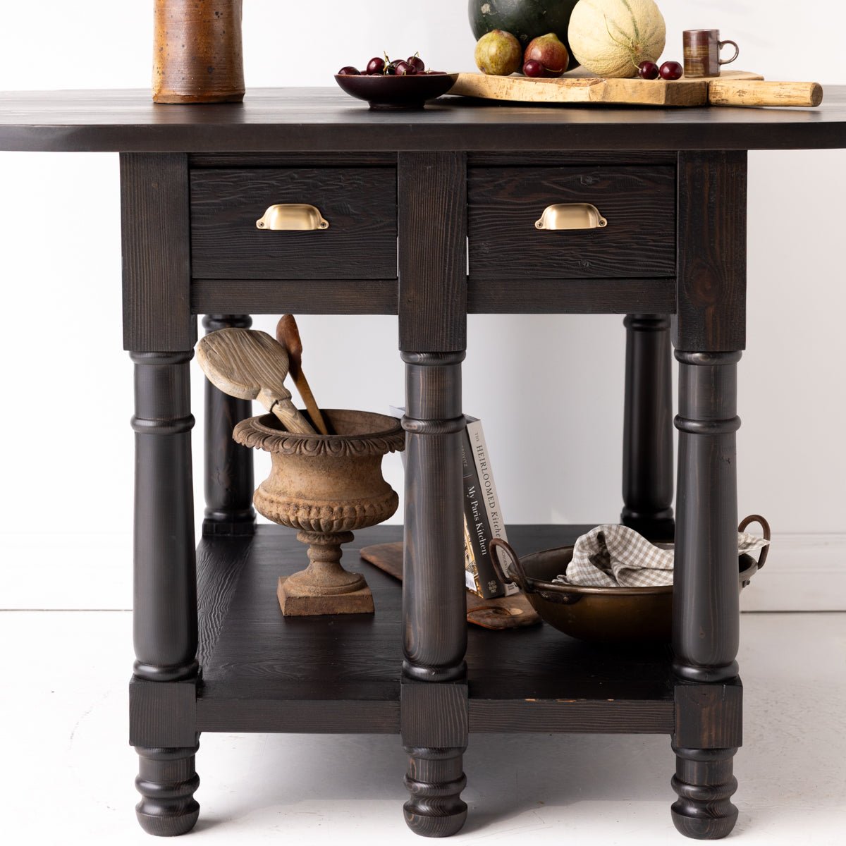 Newport Reclaimed Wood Kitchen Island | Floor Sample - elsie green - reclaimed wood furniture