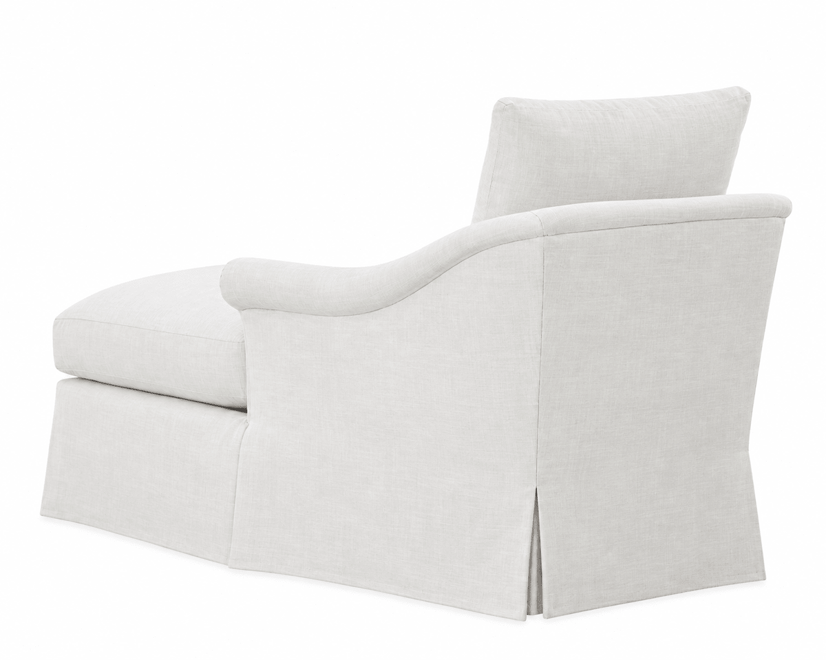 Newport Upholstered Chaise - elsie green - furniture