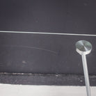 Nickel & Glass Side Table - elsie green - furniture