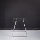 Nickel & Glass Side Table - elsie green - furniture