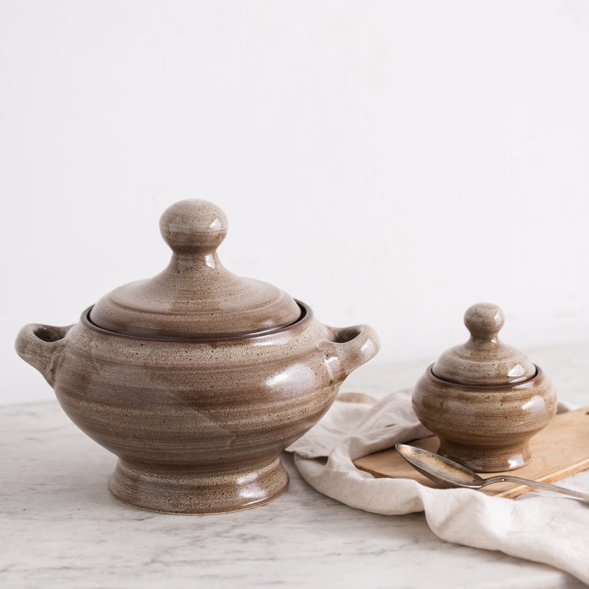 Niderviller Tolède Stoneware Tureen - elsie green - the french kitchen
