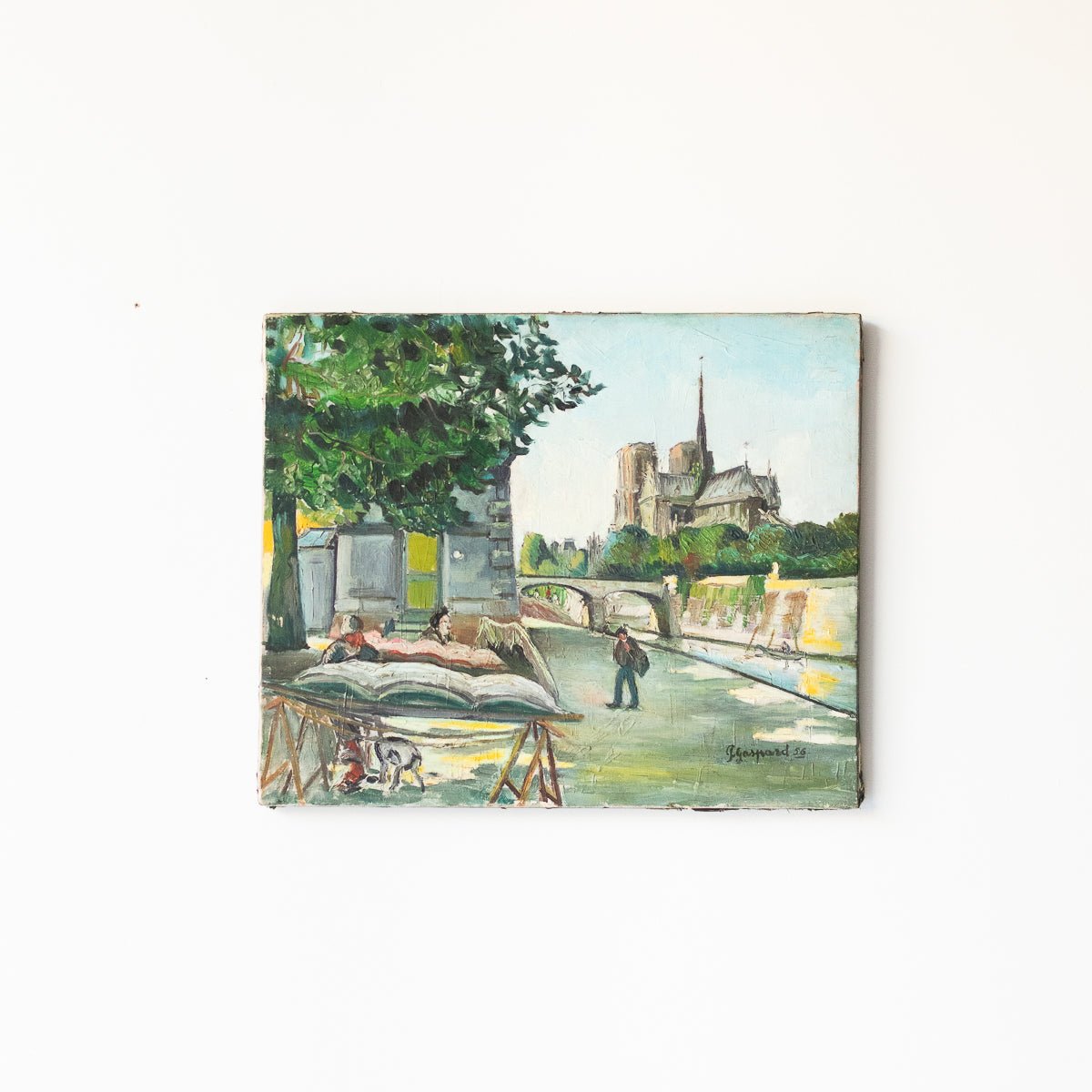 Notre Dame De Paris Oil Painting - elsie green - Art