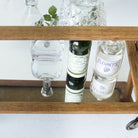 Oak Bar Cart - elsie green - furniture