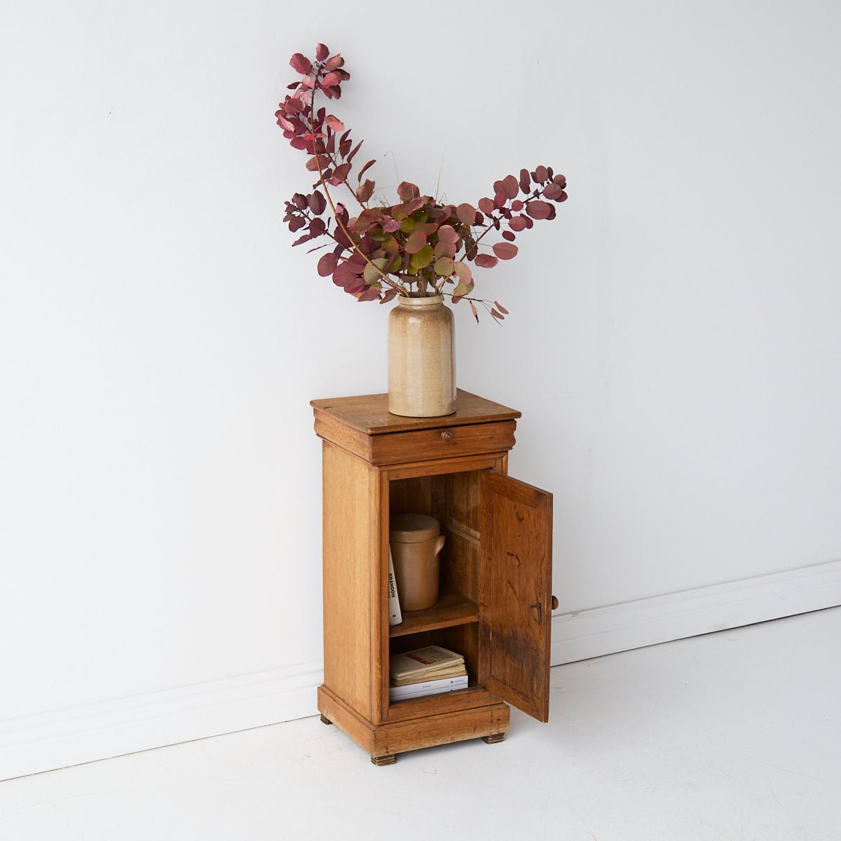 Oak Bedside Table - elsie green - furniture